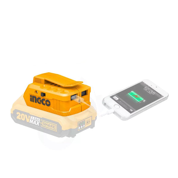 محول شاحن انكو USB-A لبطاريات ليثيوم 20 فولت