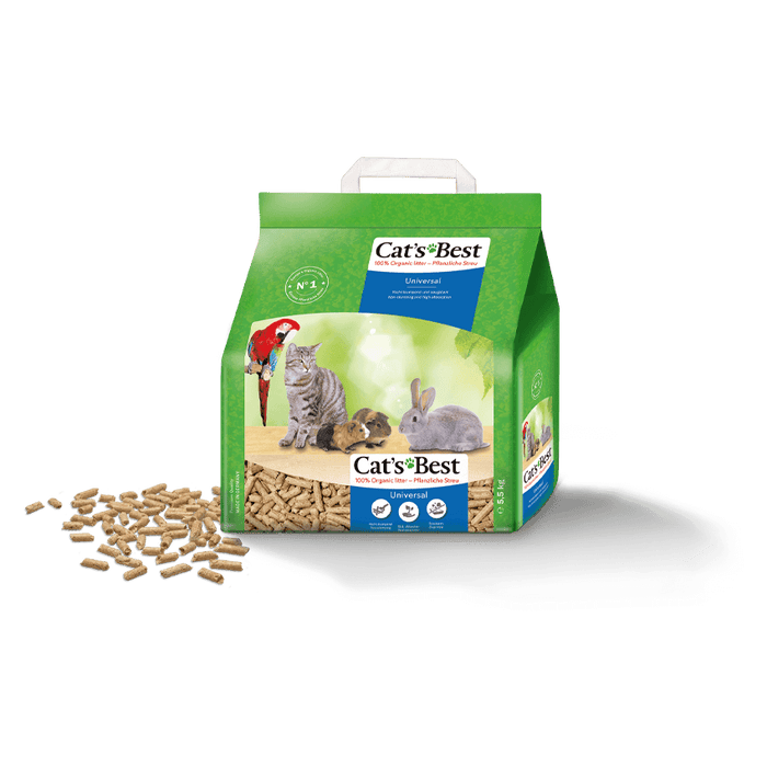 ليتر Cat's Best العالمي 10 لتر - طبيعي للقطط، القوارض، والطيور