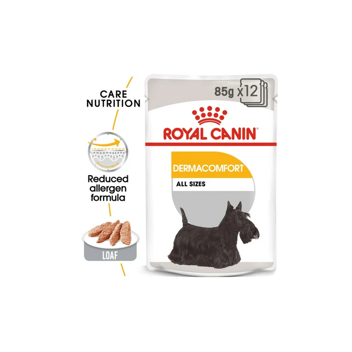 طعام رطب لوف للكلاب للعناية بالجلد، 12×85غ من ROYAL