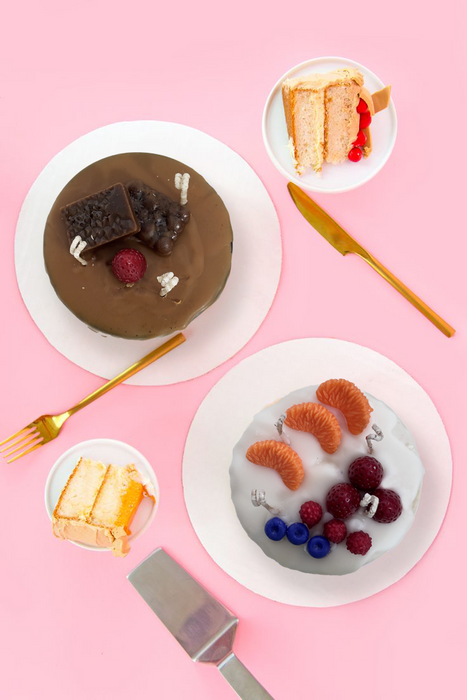 شمع عيد الميلاد من آيسكريم 100% شمع الصويا برائحة الكيك الغني