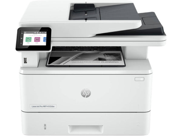 طابعة HP ليزر برو 4103DW لطباعة عالية الجودة وسريعة للمكاتب التجارية