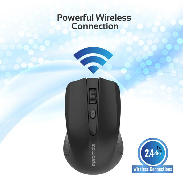 ماوس لاسلكي محمول Clix-8 بدقة 1600 DPI ومدى 10 أمتار من PROMATE
