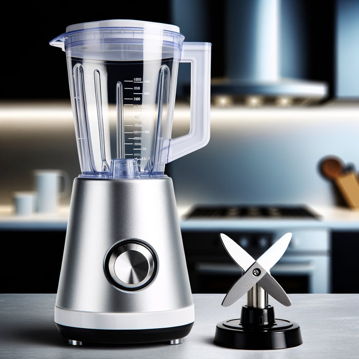 خلاط نوتري بوليت ماجيك بوليت 400 واط - MB4-1012، 11 قطعة، فضي being used - Generated 2