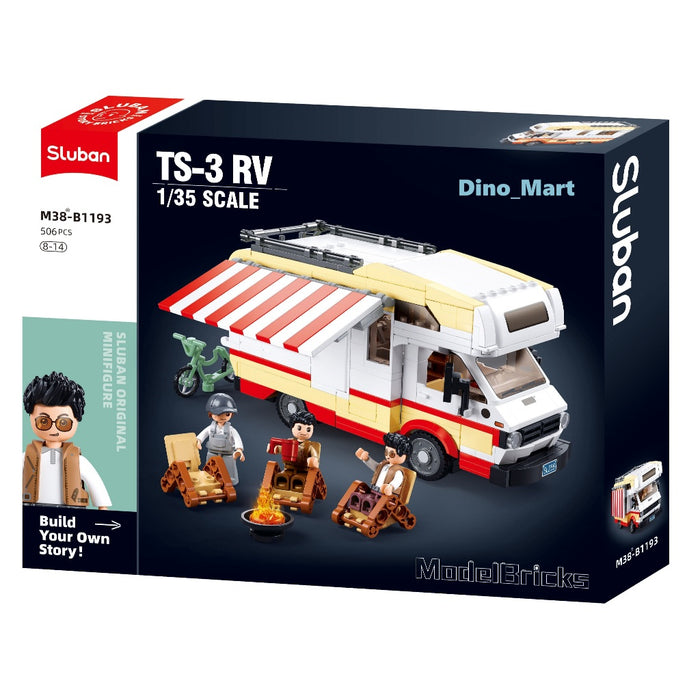 لعبة تركيب نموذج TS-3 RV موديل 1/35 بـ506 قطع من Sluban