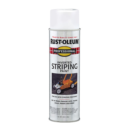 دهان رش تخطيط وعلامات أبيض سعة 18 أونصة متين للداخل والخارج من Rust-Oleum