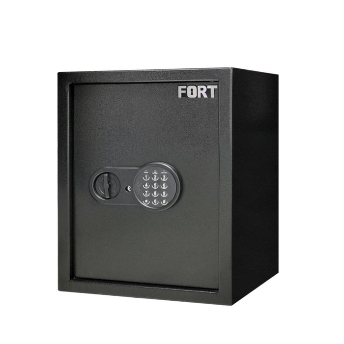 خزنة E40 مقبض يدوي ببطارية 12.5 كجم ضمان عام قاصة منزلية ومكتبية