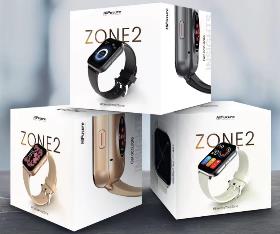 ساعة ذكية زون 2 (Zone 2) شاشة 1.96 بوصة ومقاومة IP68 مع 100 وضع رياضي من HiFuture