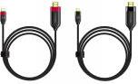 كابل Type-c إلى HDMI بطول 2م بدقة عرض 4K وسرعة نقل 10Gbps للتجربة المثالية من Mcdodo
