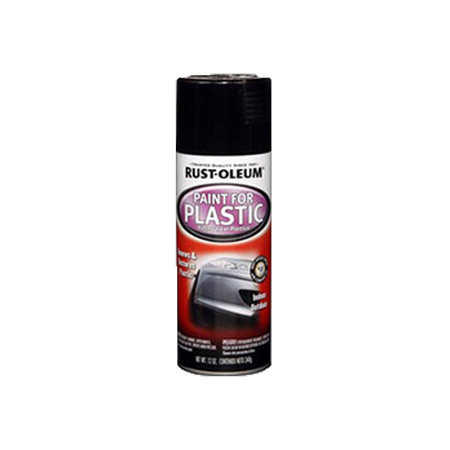 دهان رش بلاستيك أسود لامع 12 أونصة من RUST-OLEUM