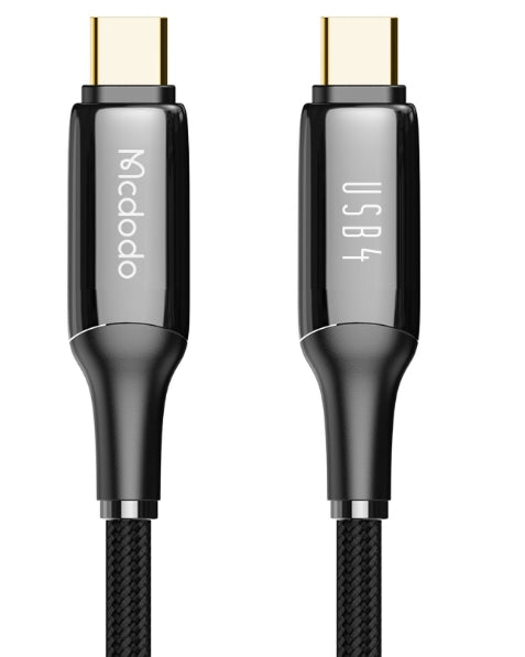 كابل USB4.0 نوع C إلى نوع C بقدرة 240 واط وطول 1.2 متر لشحن سريع ونقل بيانات عالي السرعة من Mcdodo