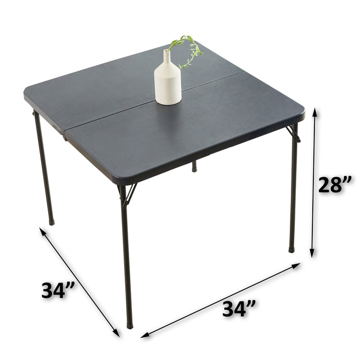 مجموعة طاولات وكراسي قابلة للطي من 5 قطع للمناسبات