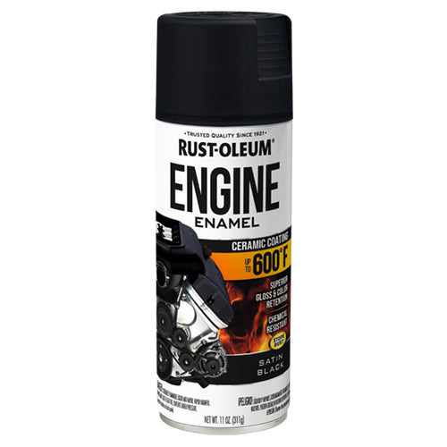 دهان رش حراري أسود مطفي 600°F للسيارات RUST-OLEUM