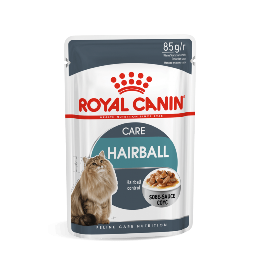 ROYAL Hairball Care Wet Cat Food, 12 x 85g