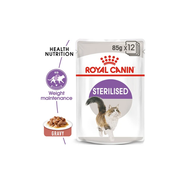 طعام رطب صلصة للقطط المعقمة، من ROYAL