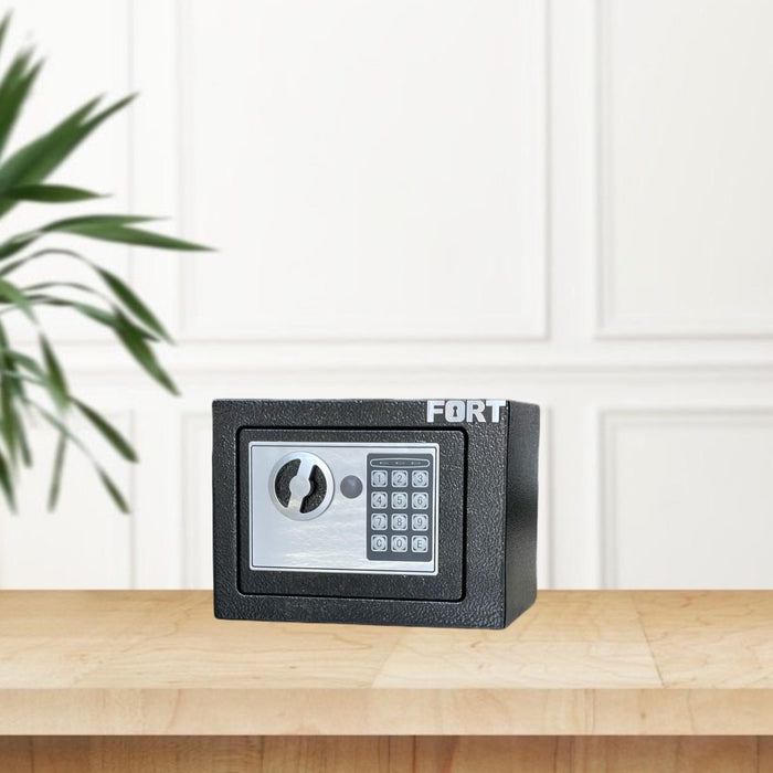 خزنة E17 بمقبض يدوي وزنه 2.6 كجم ومستمد من الحديد للسكن والمكتب