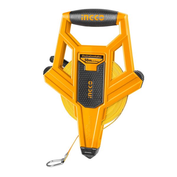 شريط قياس ألياف زجاجية 50 متر × 12.5 ملم تراجع سريع