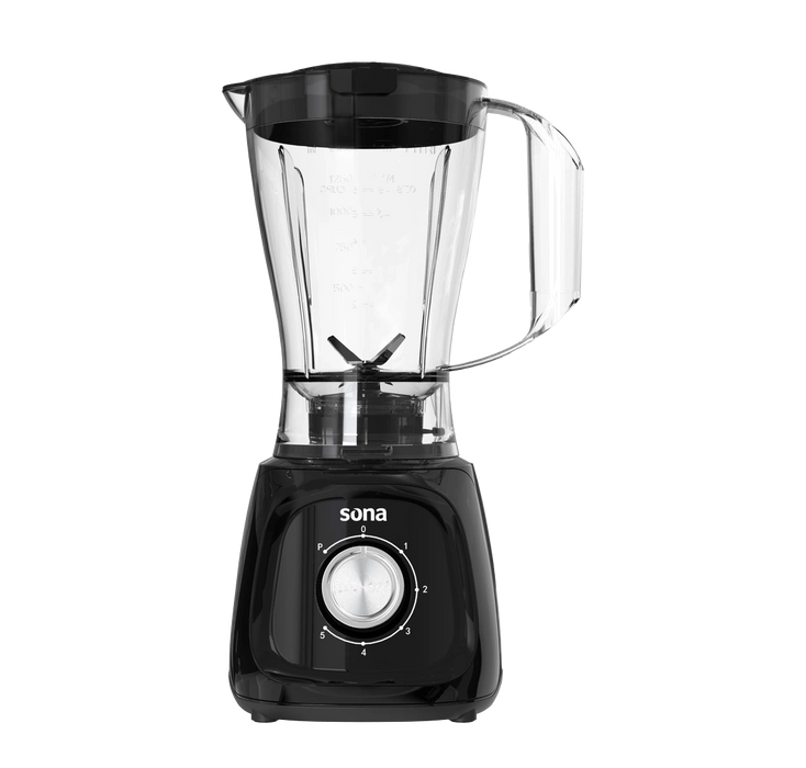 خلاط سونا 600 واط سعة 1.5 لتر وسرعتان مع مطحنة وفرامة