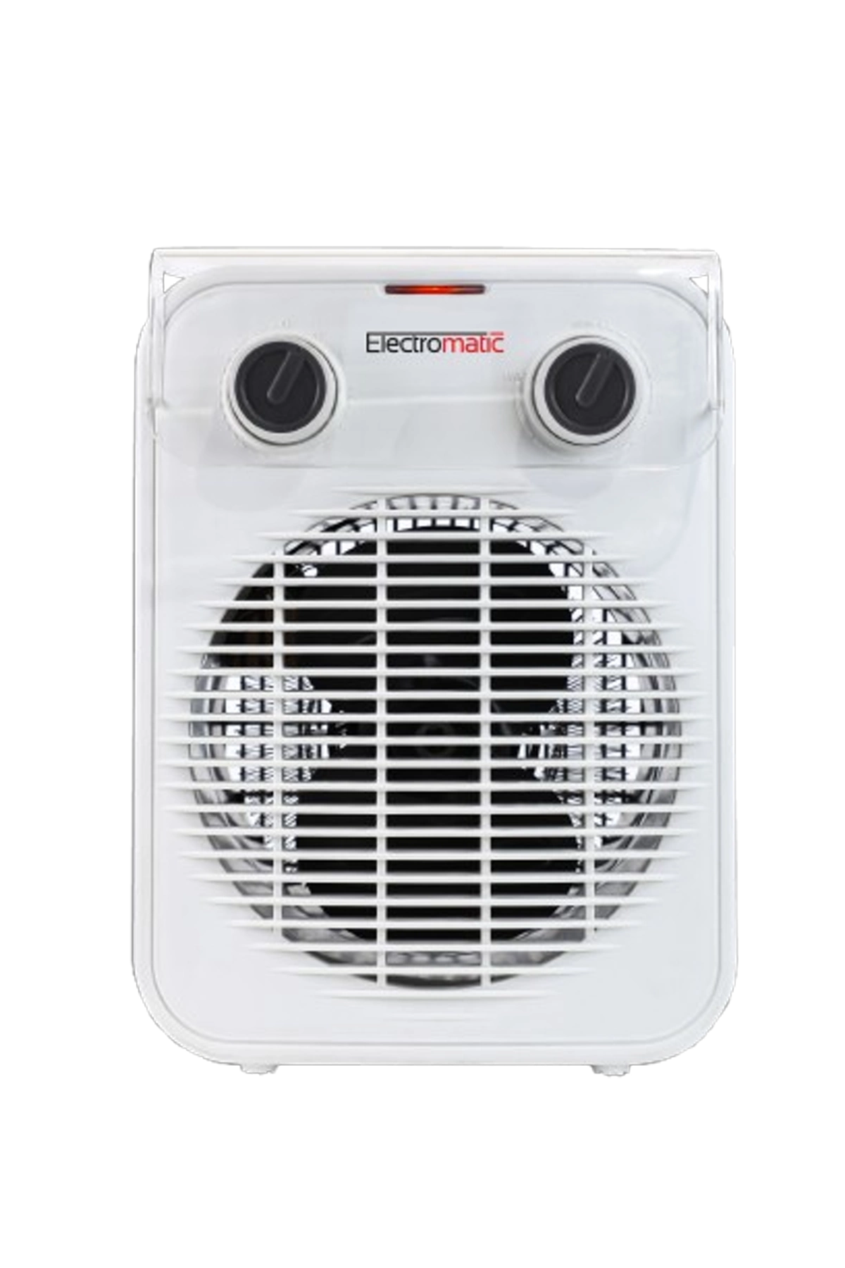 2000W Electromatic Fan Heater with Two Heat Levels and Safety System
