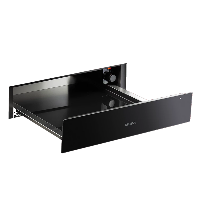 درج تسخين البا بلت إن زجاج أسود سعة 24 لتر فتح بلمسة تحكم بمقبض