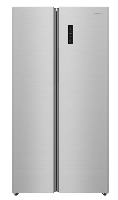 ثلاجة سكاي وورث 541 لتر جانبية تبريد نوفروست A++ لون سيلفر