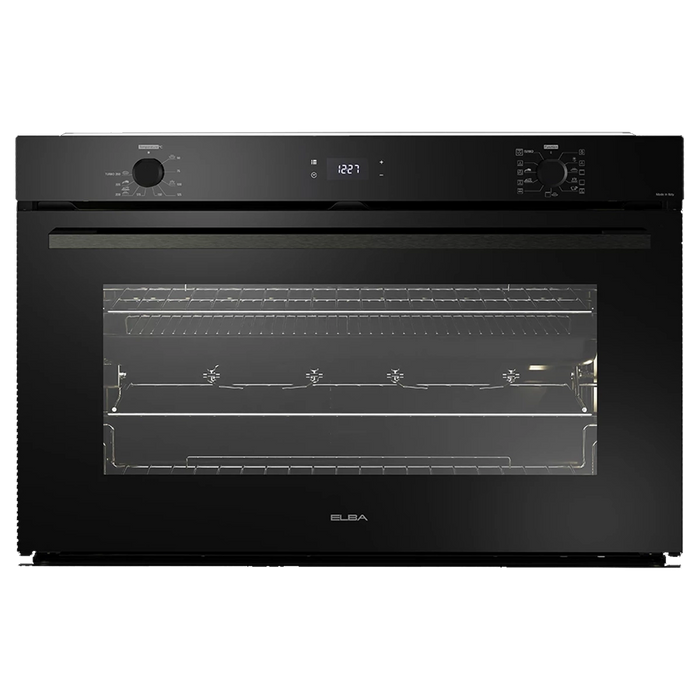 فرن كهرباء بلت ان البا أسود 90 سم 11 برنامج سعة 121 لتر