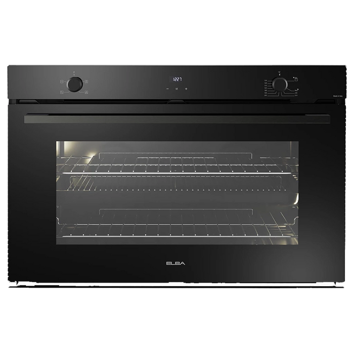 فرن غاز بلت ان البا أسود 90 سم 8 وظائف سعة 106 لتر