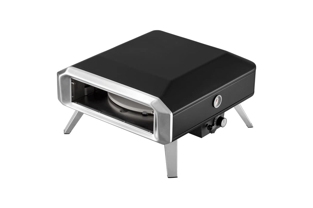 فرن بيتزا غاز بيتزا كنغ 16 بوصة مع دوران تلقائي وحجر بيتزا