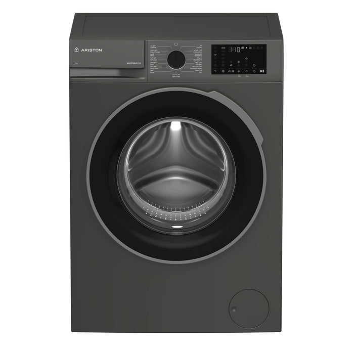 غسالة أريستون 9 كغ لون رمادي غامق 15 برنامج 1200 دورة انفيرتر فئة A+++(-10%) - Ariston