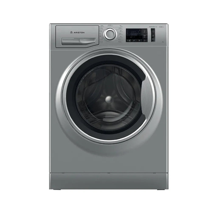 غسالة أريستون 8 كغ لون سلفر 15 برنامج 1200 دورة انفيرتر فئة A+++ - Ariston