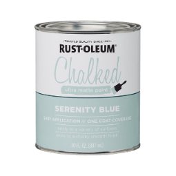 علبة دهان الترا مط (مطفي جاف) أزرق سيرينيتي للأثاث سعة 30 أونصة من Rust-Oleum