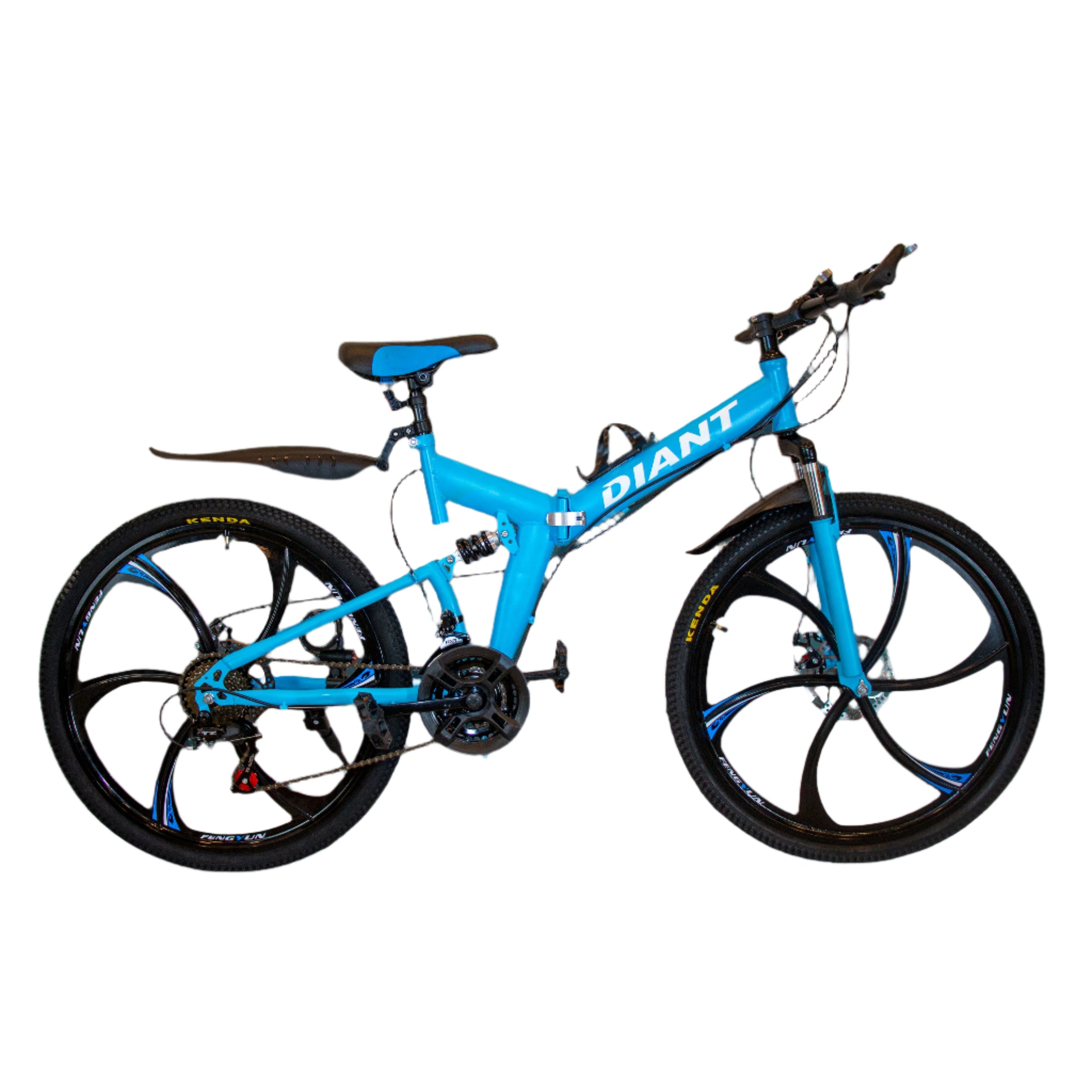 Blue Folding Bicycle (26 Inch) Blue Folding Bicycle (26 Inch)