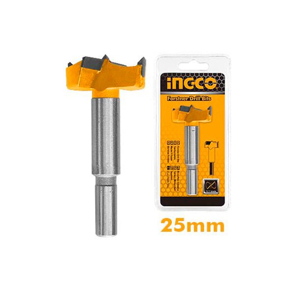 ريشة حفر خشب فورستنر (Forstner) انكو قياس 25 مم للدقة العالية