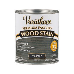صبغة خشب سريعة الجفاف فاراثين (Varathane) لون رمادي كربوني سعة 12 أونصة من Rust-Oleum