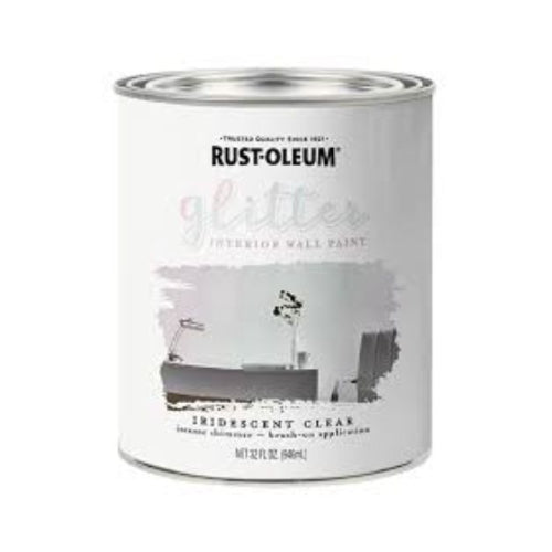 دهان جليتر (براق) ثلاثي الأبعاد لون فضي وزن 1 كجم من Rust-Oleum