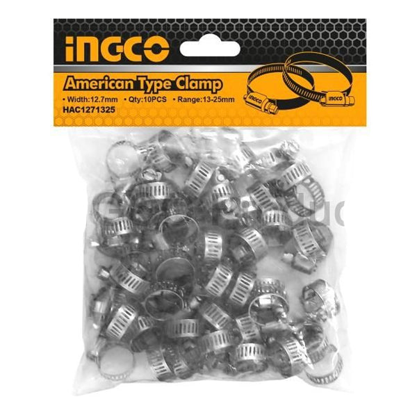 مشبك هوز (قفص) أمريكي 13~25 ملم فولاذ مقاوم للصدأ