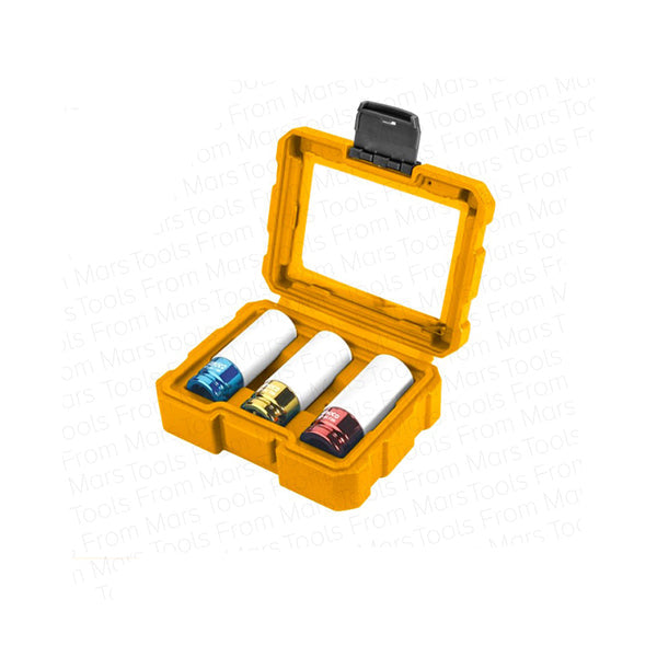 طقم لقم صواميل غير خادشة للسيارات 3 قطع