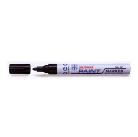SNOWMAN PAINT MARKER - Black — جعفر شوب