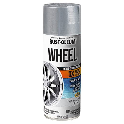دهان رش جنوط 3X ستيل ميتاليك لمظهر دائم من RUST-OLEUM