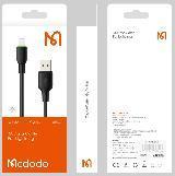 كابل لايتنينغ مع ضوء LED 1.2م بتيار 3 أمبير وسرعة نقل USB 2.0 من Mcdodo