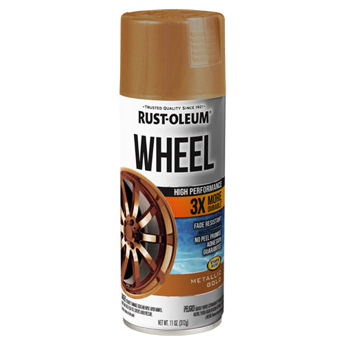 دهان رش جنوط 3X ذهبي ميتاليك لحماية الجنط من RUST-OLEUM