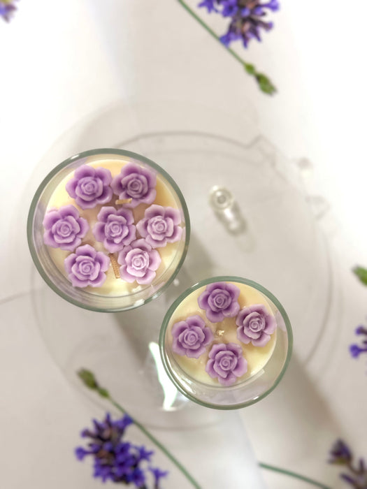 شمعة تخفيف القلق من Anxiety Relief بالشمع النباتي 100% وعطر اللافندر المهدئ