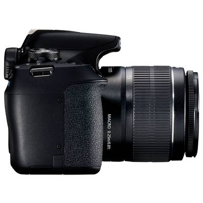 كاميرا كانون EOS 2000D بدقة 24.1 ميجابكسل ومناسبة للمبتدئين مع تطبيق Photo Companion للدروس ومشاركة المحتوى بسهولة.