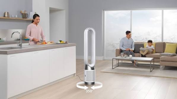 منقي هواء ومروحة تبريد دايسون بيوريفاير كول جين1 TP10 بفلتر HEPA باللون الأبيض من Dyson