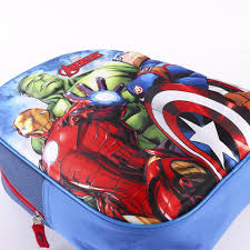 حقيبة ظهر أطفال 3D أفنجرز بتصميم مميز وشخصيات Marvel، أبعاد 34 سم من cerda