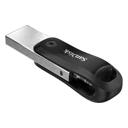 فلاشة سانديسك آي إكس باند جو 64 جيجابايت بمنفذ ايفون Lightning و USB 3.0 وحماية بكلمة سر من SanDisk