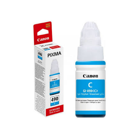 طابعة كانون بيكسما 490 أزرق للجودة العالية والمتوافقة مع طرازات PIXMA G