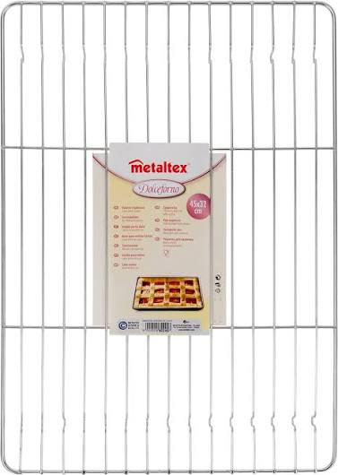 شبكة ومبرد كيك مستطيل مطلي بالقصدير مقاس 45x32 سم من Metaltex