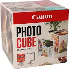 حزمة ورقة صور لامعة كانون فوتو كيوب الإبداعية عدد 40 ب5×5 بوصة من Canon