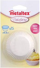 أكواب ورقية لخبز الكب كيك والحلويات طقم 75 قطعة من Metaltex