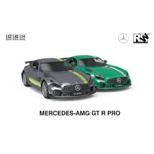 سيارة تحكم عن بعد مرسيدس AMG بحجم 1:16 بتردد 24 جيجاهرتز، 4 قنوات، بأضواء مشرقة وبطاريات 5AA